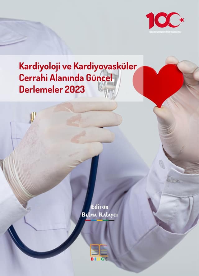 Kardiyoloji ve kardiyovasküler cerrahi alanında güncel derlemeler  2023 kapak görseli