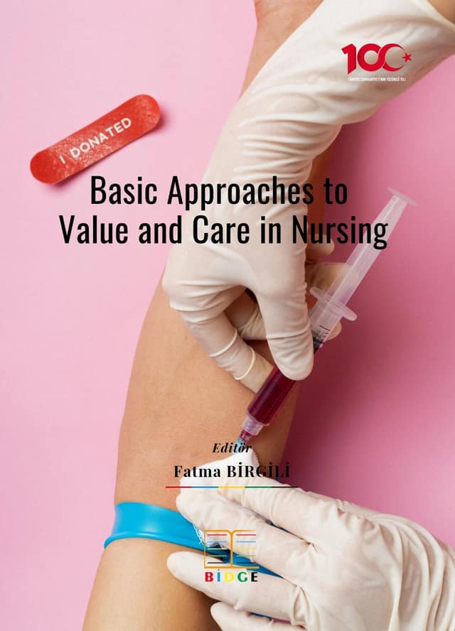 Basic Approaches to Value and Care in Nursing kapak görseli