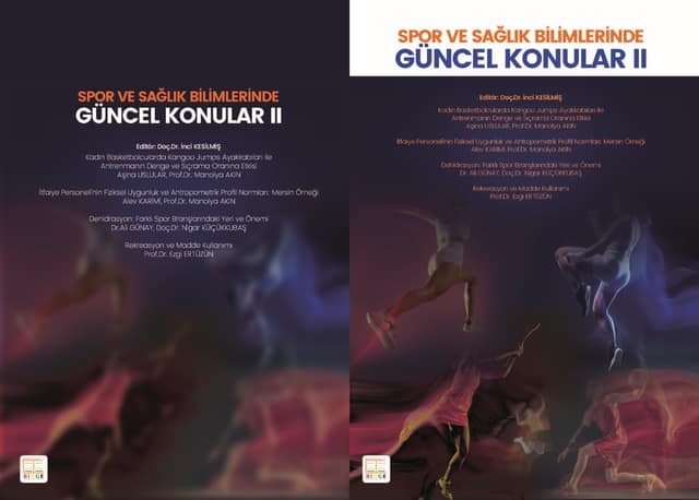 Spor ve Sağlık Bilimlerinde Güncel Konular II kapak görseli