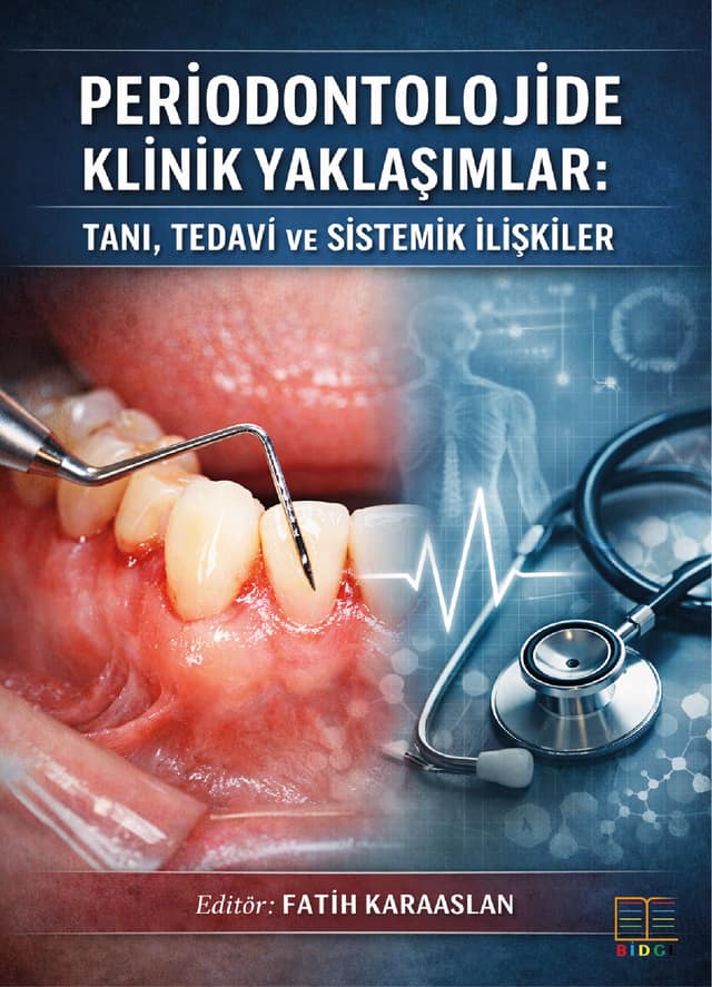 Periodontolojide Klinik Yaklaşımlar: Tanı, Tedavi ve Sistemik İlişkiler kapak görseli