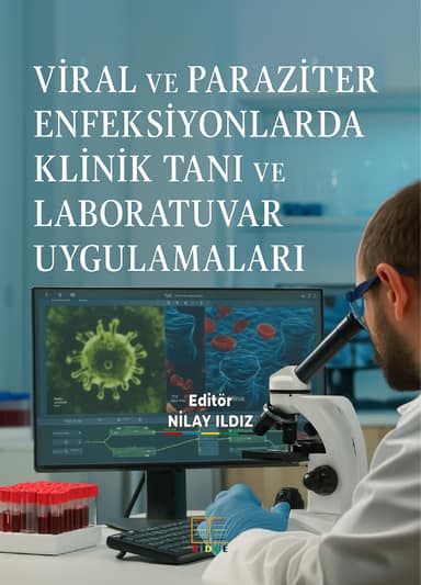 VİRAL VE PARAZİTER ENFEKSİYONLARDA KLİNİK TANI VE LABORATUVAR UYGULAMALARI kapak görseli