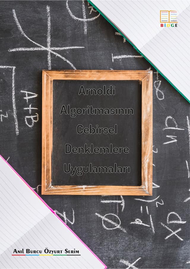 Arnoldi Algoritmasının Cebirsel Denklemlere Uygulamaları kapak görseli