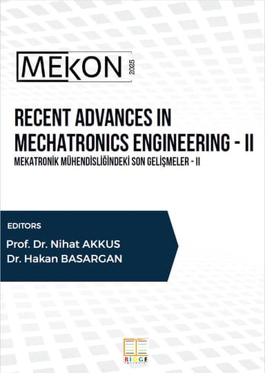 RECENT ADVANCES IN MECHATRONICS ENGINEERING - II kapak görseli