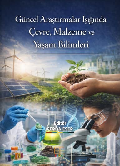 Güncel Araştırmalar Işığında Çevre, Malzeme ve Yaşam Bilimleri kapak görseli