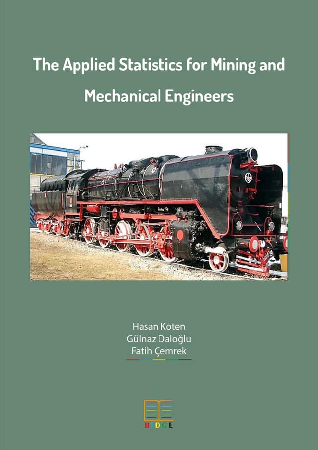 The Applied Statistics for Mining and Mechanical Engineers kapak görseli