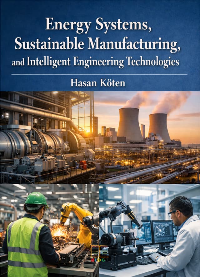 Energy Systems, Sustainable Manufacturing, and Intelligent Engineering Technologies kapak görseli